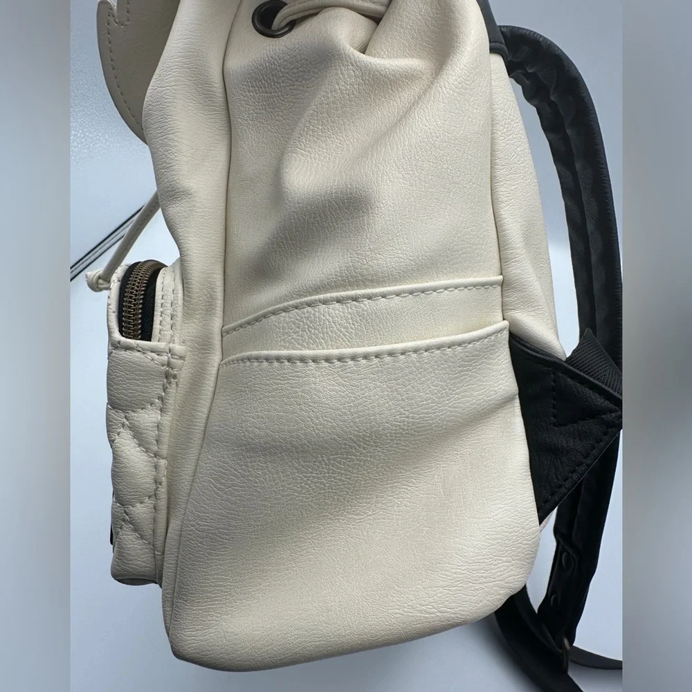 Loungefly Harry Potter Hedwig Cream And Black Faux Leather Mini Backpack